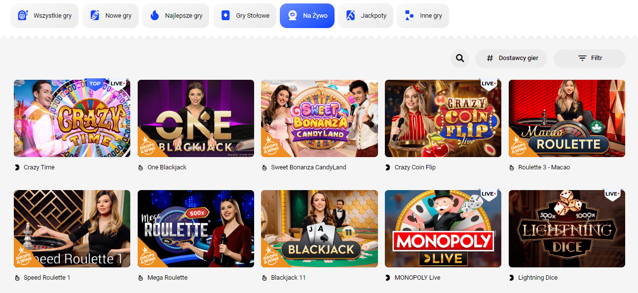 Slottica Live Gra w kasynie online SLottika z polską walutą w trybie live